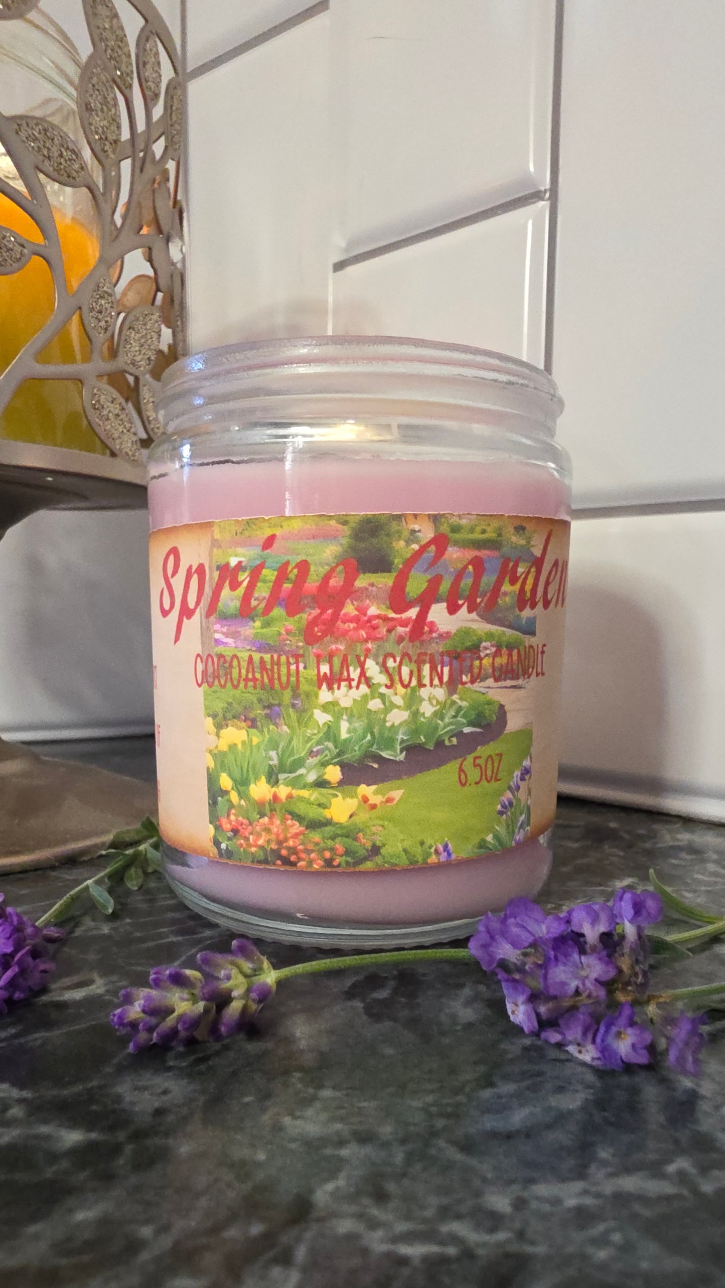 Spring Garden: Coconut Wax candle