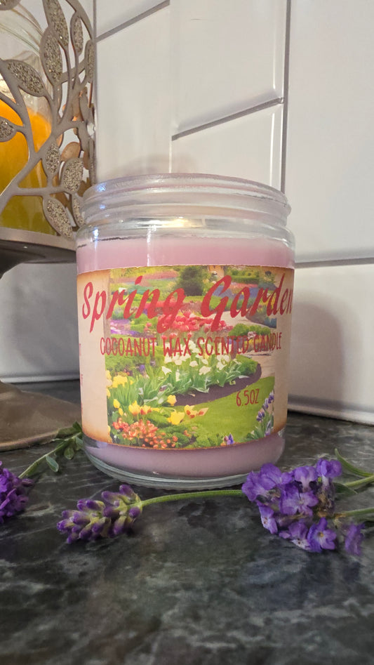 Spring Garden: Coconut Wax candle